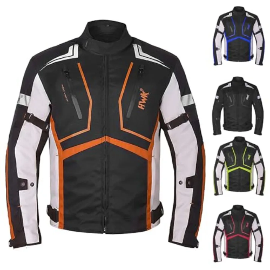 

Мотоциклетная куртка Scorpion для мужчин и женщин, мотоэкипировка с защитными вставками из пеноматериала и дышащей тканью Cordura, светоотражающая.