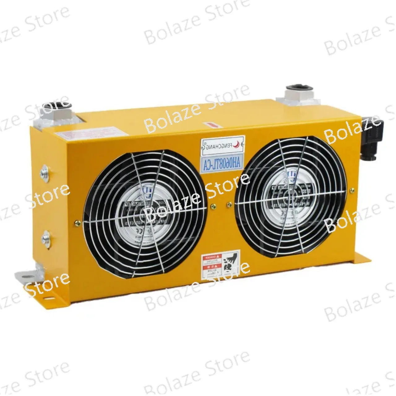 Aluminum oil radiator, plate fin, AF series, AH0608TL-CA, 2.4KW, 60L/MIN hydraulic air cooler