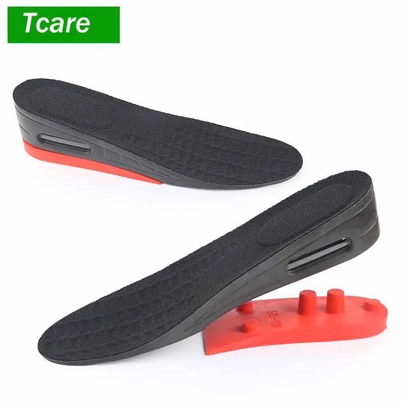 1Pair Height Increase Insoles 2 Layers 5 cm Air Cushion Heels Taller Shoes Pad Lift Kit for men and women