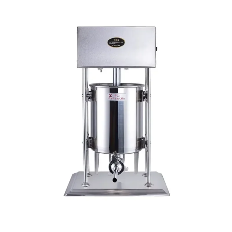 2026 New Stainless Steel Meat Kitchen Sausage & Hot Dog Manufacturing Machine with 10L Capacity for Outdoor Use