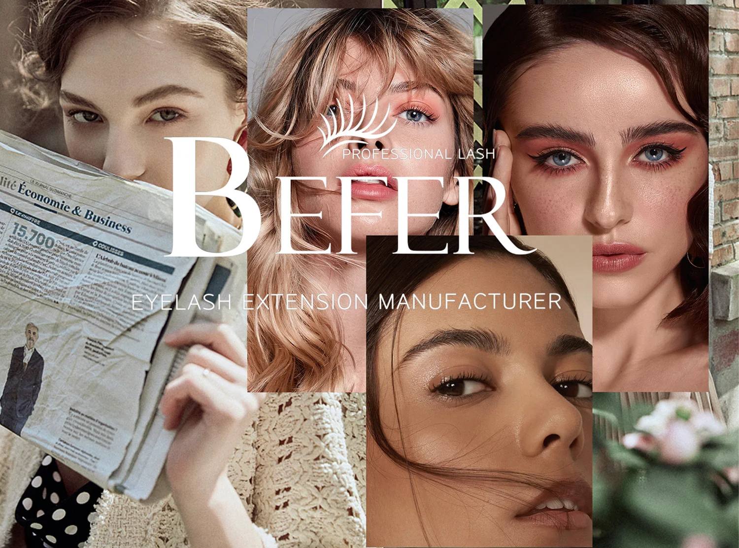Befer Beauty LU M Curl Wimpernverlängerung, blau gefärbtes Volumen, W-förmige Wimpern, hochwertige technologische Faser-Wimpernverlängerung – Detail 9