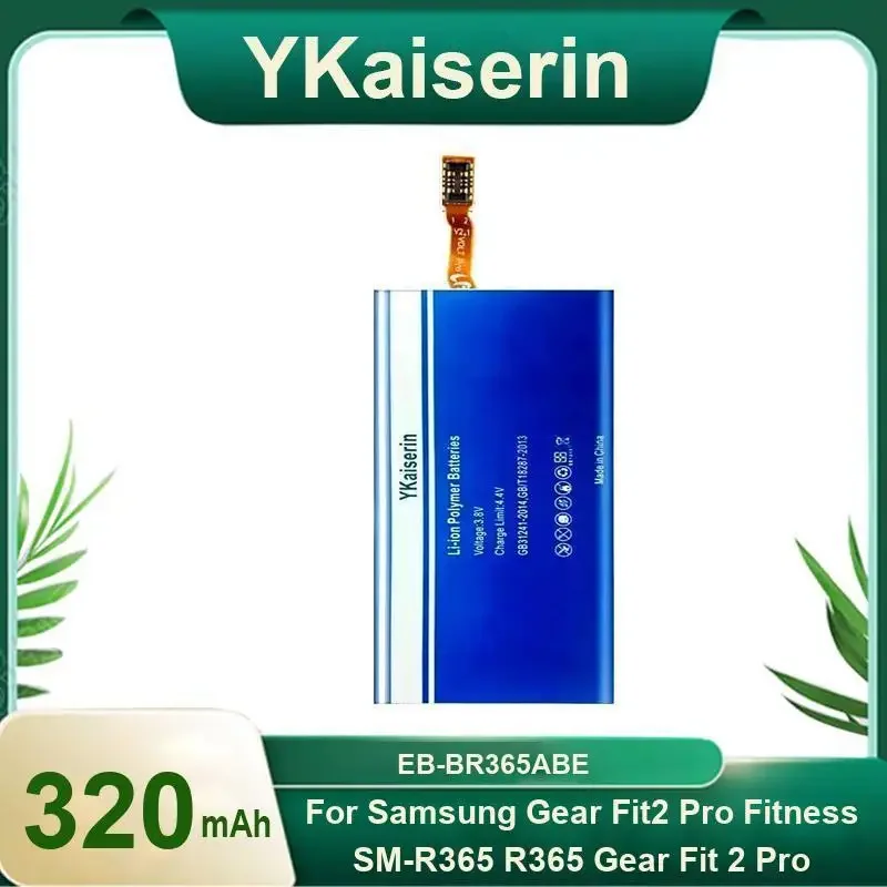 EB-BR365ABE For Samsung Gear Fit 2 Pro Fitness SM-R365 R365 Watch Battery 320mAh Strong Compatibility Reliable Power