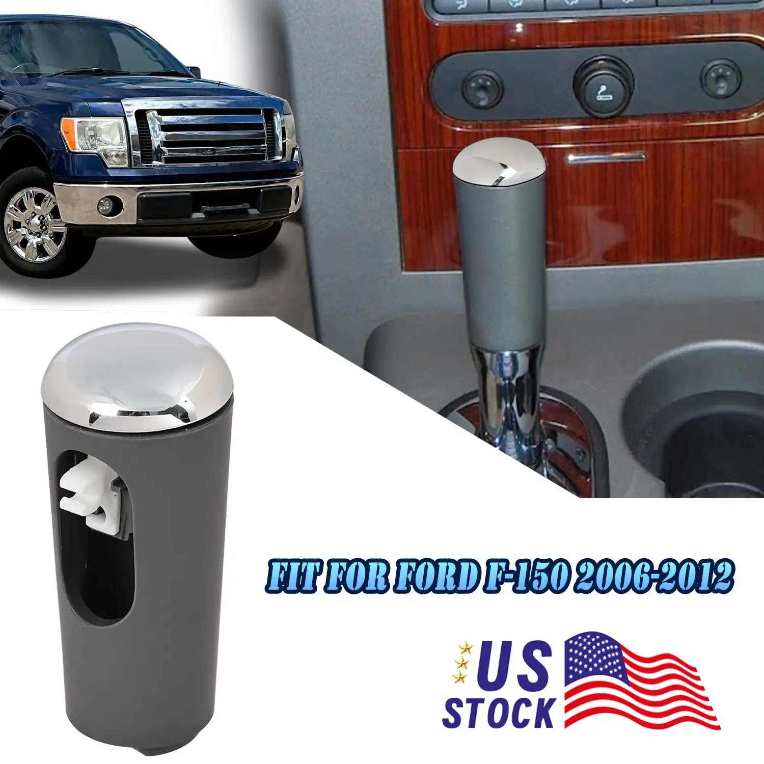 

Transmission Shift Lever Knob Parts Replace For Ford F-150 F150 F 150 2006 2007 2008 2009 2010 2011 2012 5L3Z-7213-V 5L3Z-7213-T