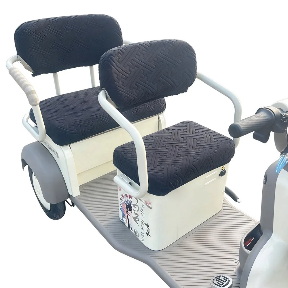 High Elastic Electric Tricycle Seat Cushion Cover Leather Cover Universal Fit Tricycle Seat Cushion Cover Waterproof Material