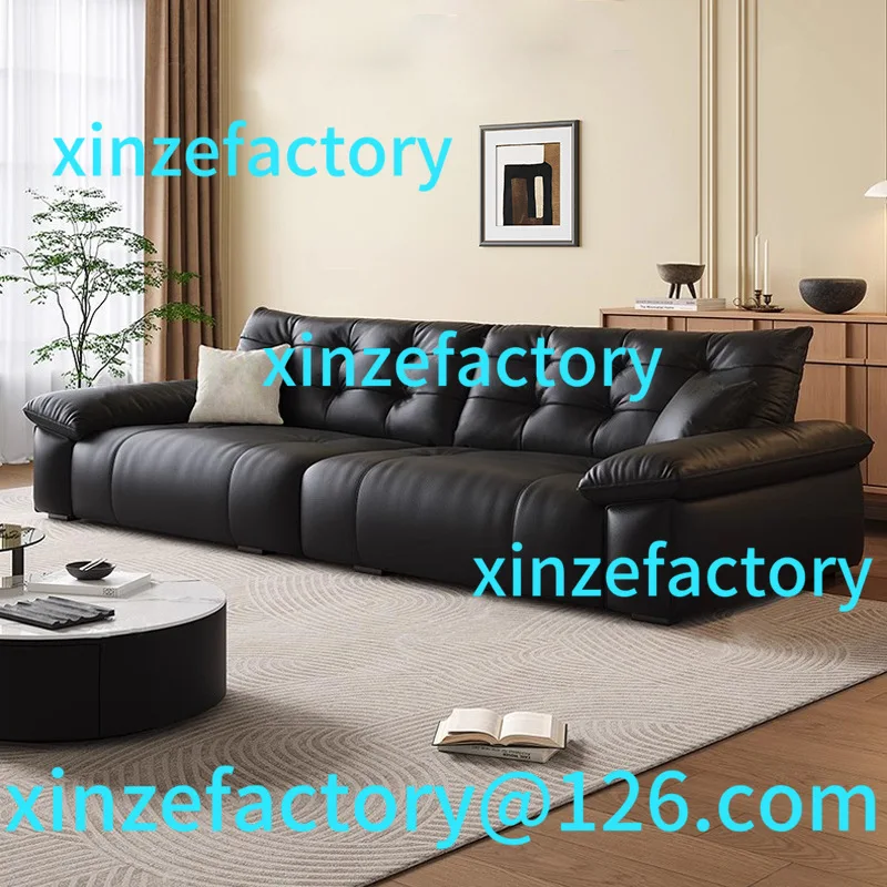 

Customizable Italian top layer cowhide sofa