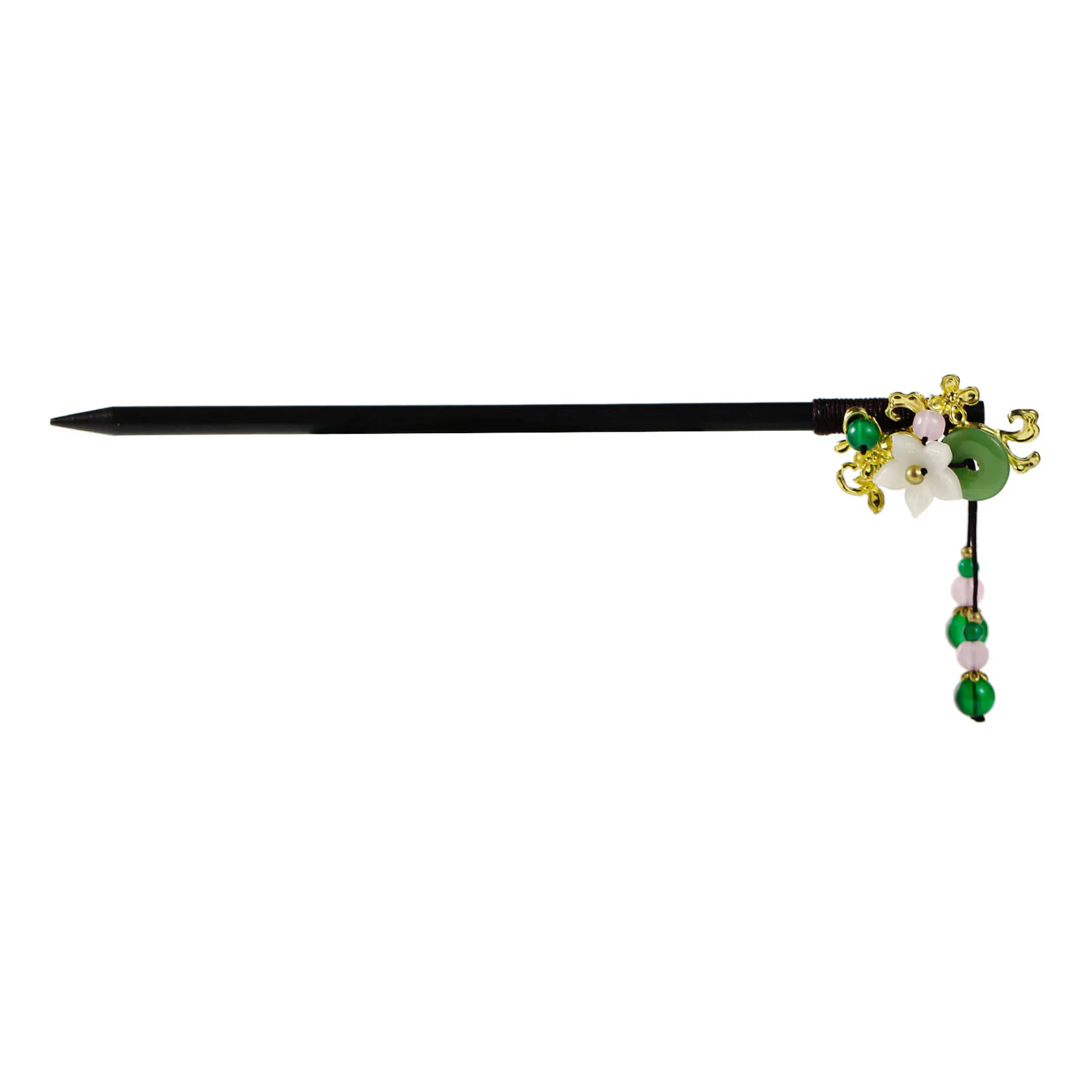 Restored Court Chinese Hair Chopsticks Simple Flower Decor Wooden Hair Chopsticks for Women Girls and Hairdressing Salon