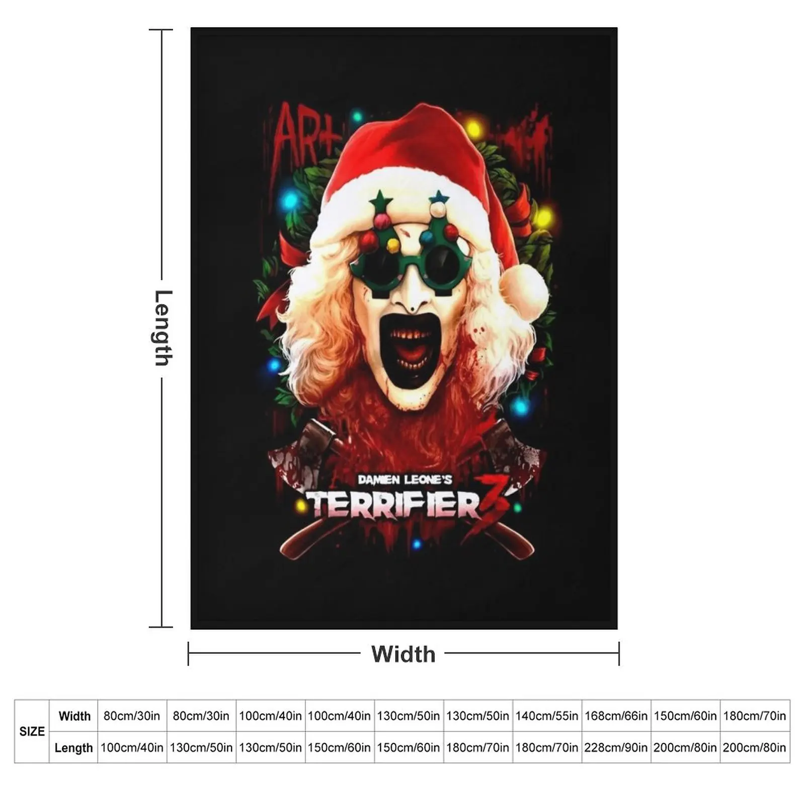 Yuletide Clown The Christmas 2024 Throw Blanket Luxury Designer Flannels Thermal for winter Blankets