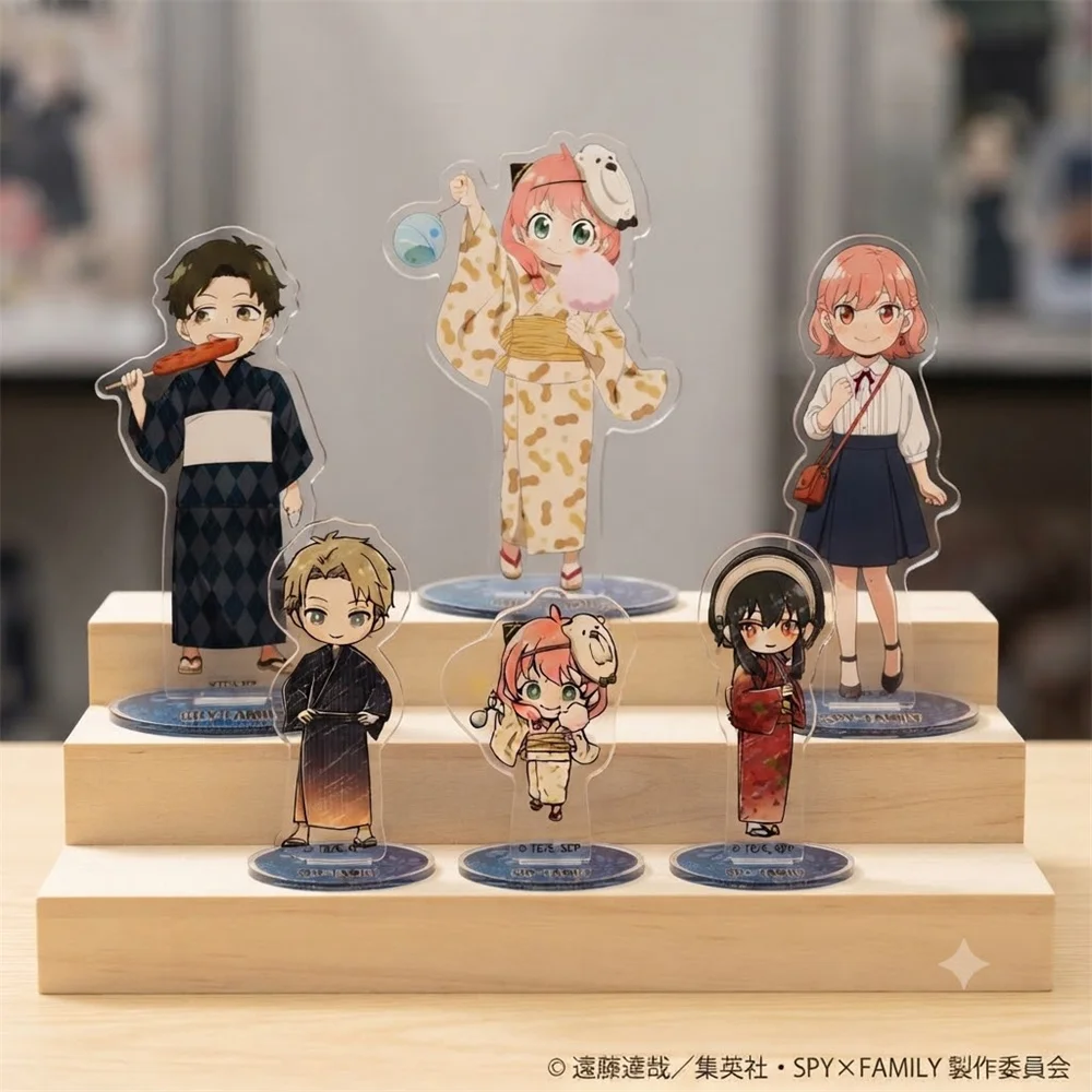 10CM Anime Intelligence Agent Acrylic Keychain Stand Model Ornament Accessories Goods Christmas Gifts