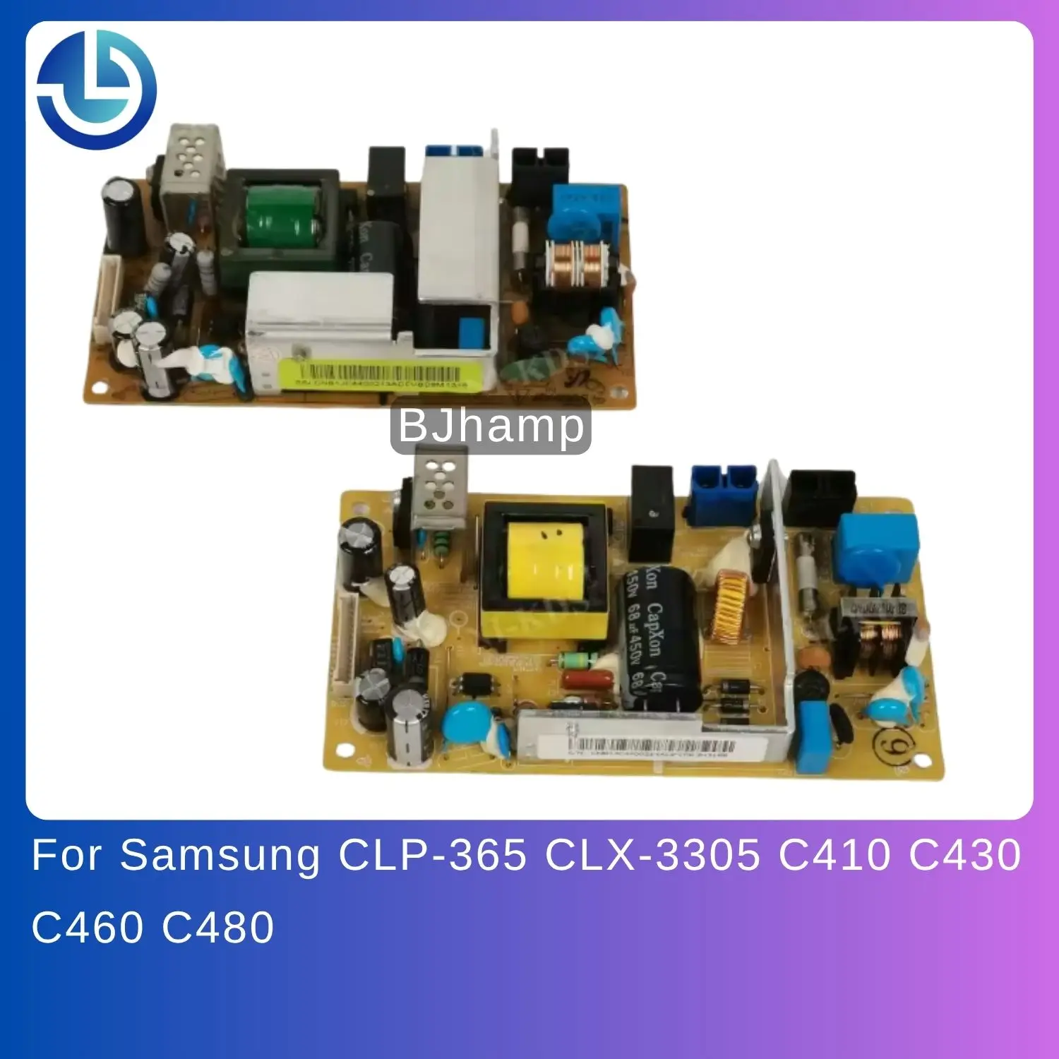 

Original JC44-00214A 220V JC44-00213A 110V LVPS for Samsung CLP-365 CLX-3305 C410 C430 C460 C480 Power Board