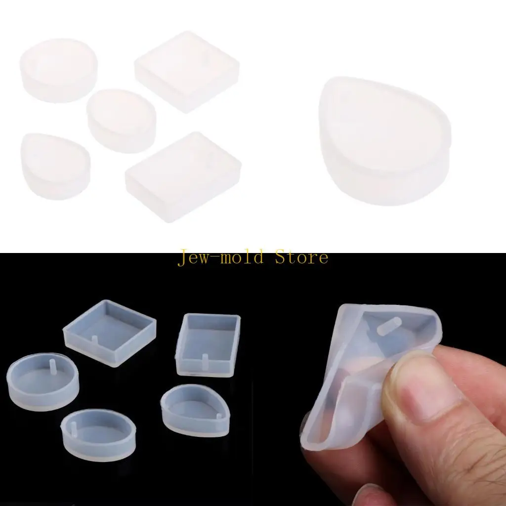 c71b-Силиконовая-плесень-из-5-мини-прозрачных-декоративных-серьгов-для-ожерелья-diy-Ювелирные-изделия