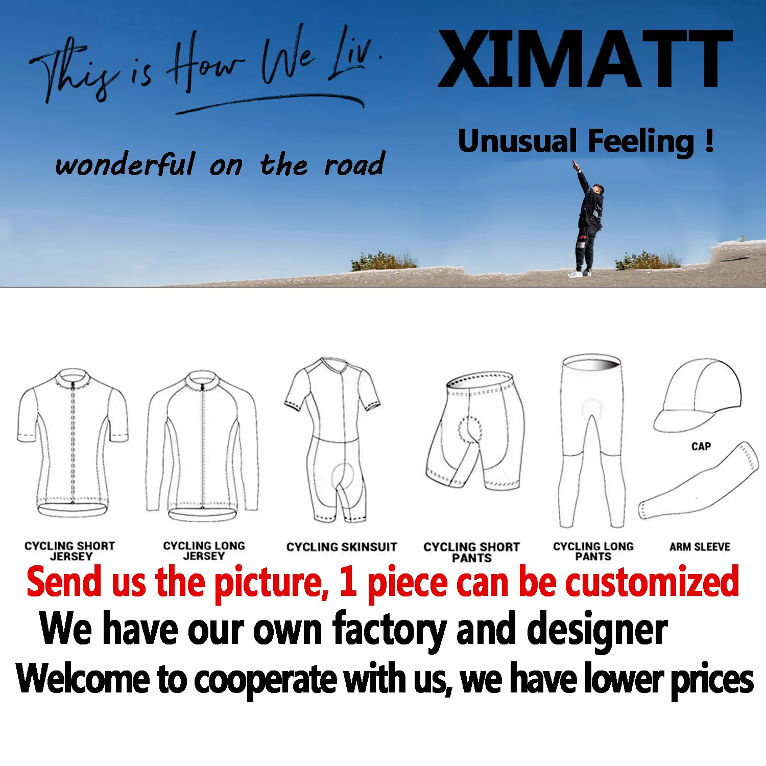 XIMATT Classic Polyester/Fleece  Bicycle  Cycling Caps Outdoor Sports Must Sun Protection Sweat Wicking Bike Hat Unisex Size