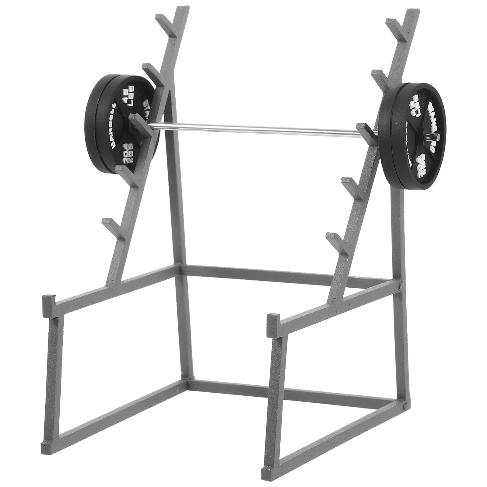 

Fitness Ornaments Mini Sports Barbell Dollhouse Accessories Miniature Prop Modeling Iron Tiny Toy