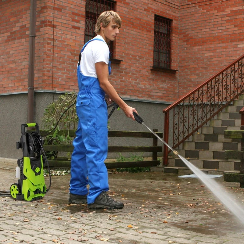

2150PSI Electric Pressure Washer 1.2GPM with 4 Quick Connect Nozzles and Foam Cannon-Green