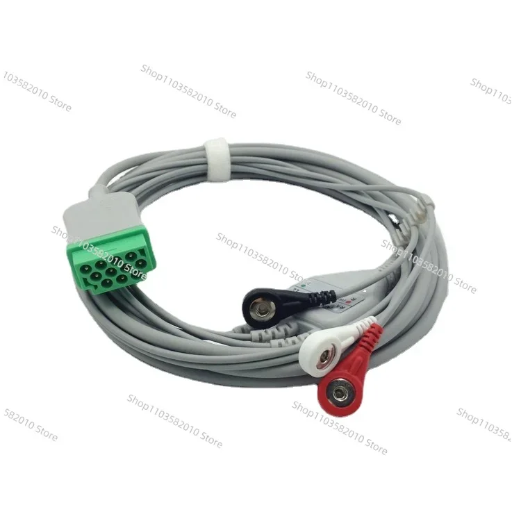 

ECG Lead Cable Suitable for GE, GE-B20, B30, B40 S, 5 Monitor, 11 Pin, 3-Lead Wire