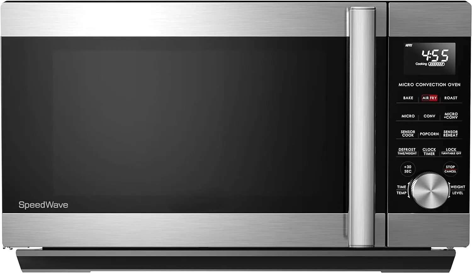 

GSWWA12S1SA10 3-in-1 SpeedWave with TotalFry 360, Microwave, Air Fryer, Convection Oven with Combi-Speed Cooking, 1.2 Cu.Ft,