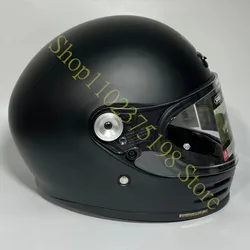 GLAMSTER Classic Retro Full Face Helmet, For Harley Cruise Leisure Motorcycle and Road Racing Protective Helmet Marquez