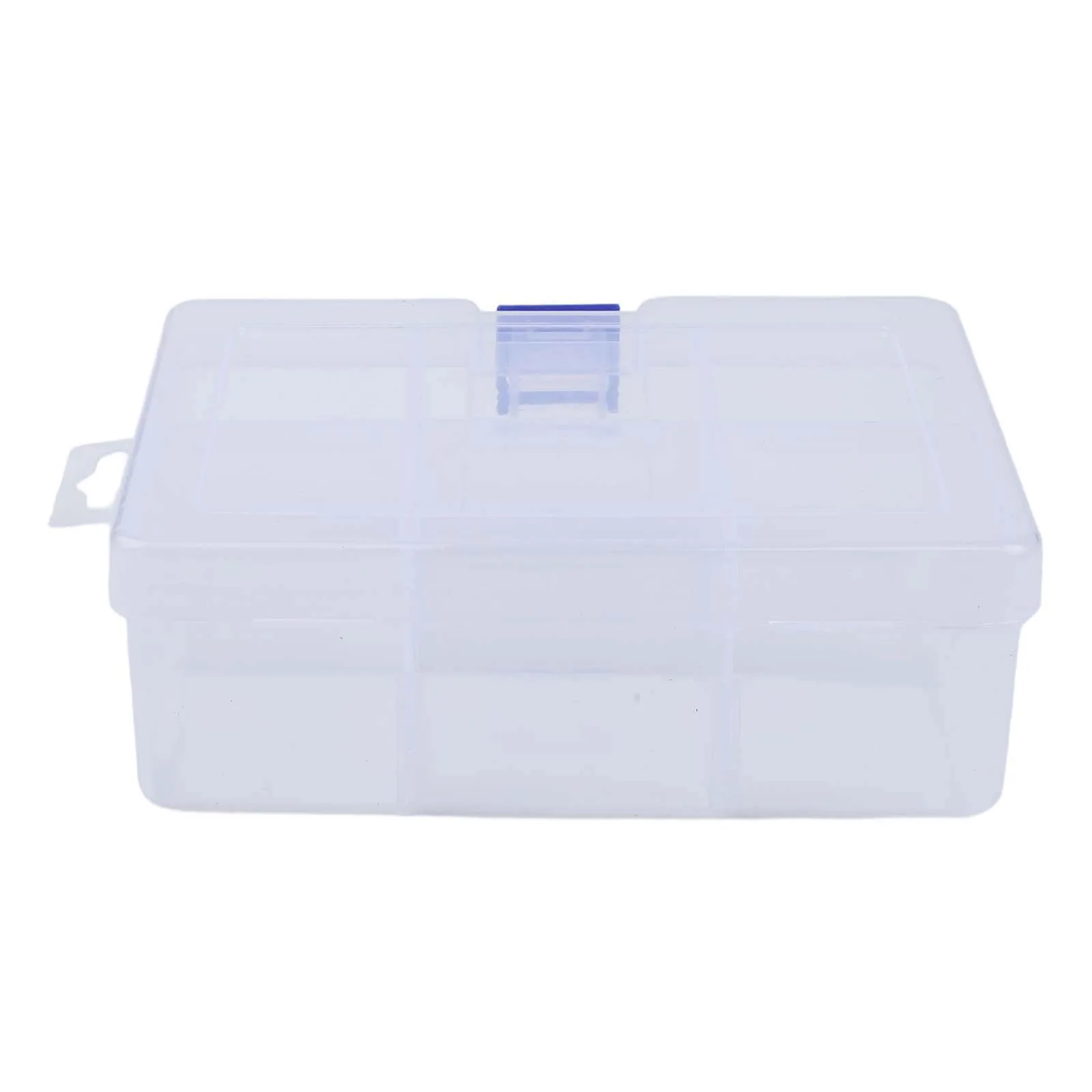 Small Item Storage Box with Lid and Flexible Compartment Setup for Jewelry Making Hardware Sorting and Tackle Management