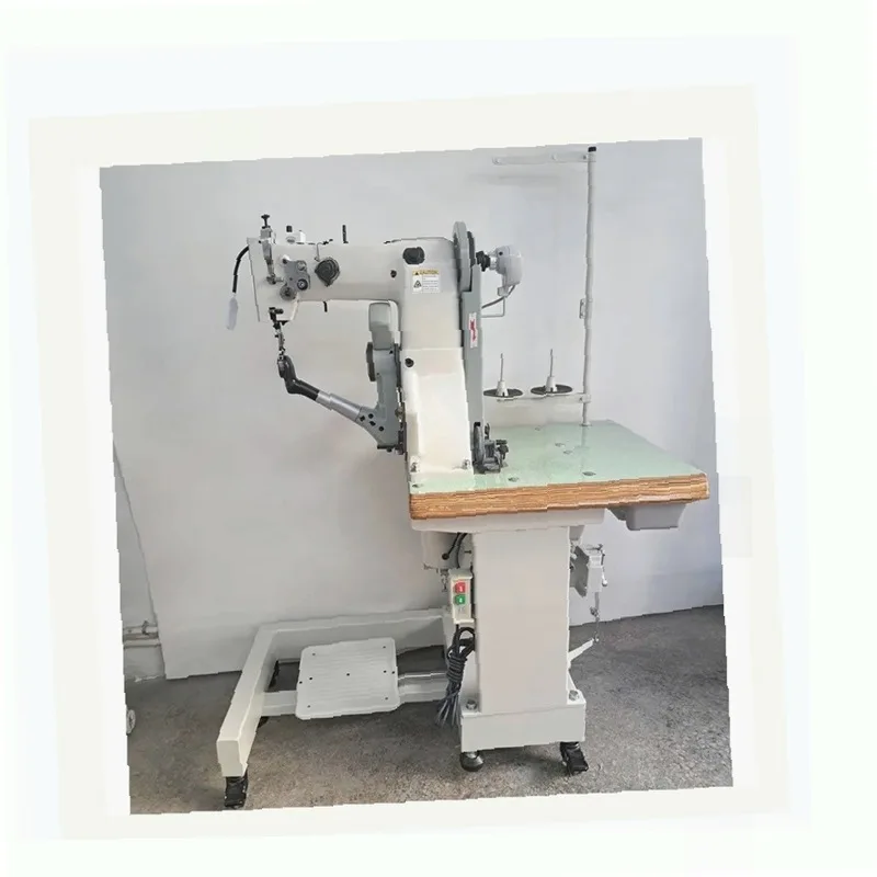 Side Wall Sole Walking Foot Lock Stitch Motorized Mechanical Sewing Machine for Shoes Slippers & Sneakers