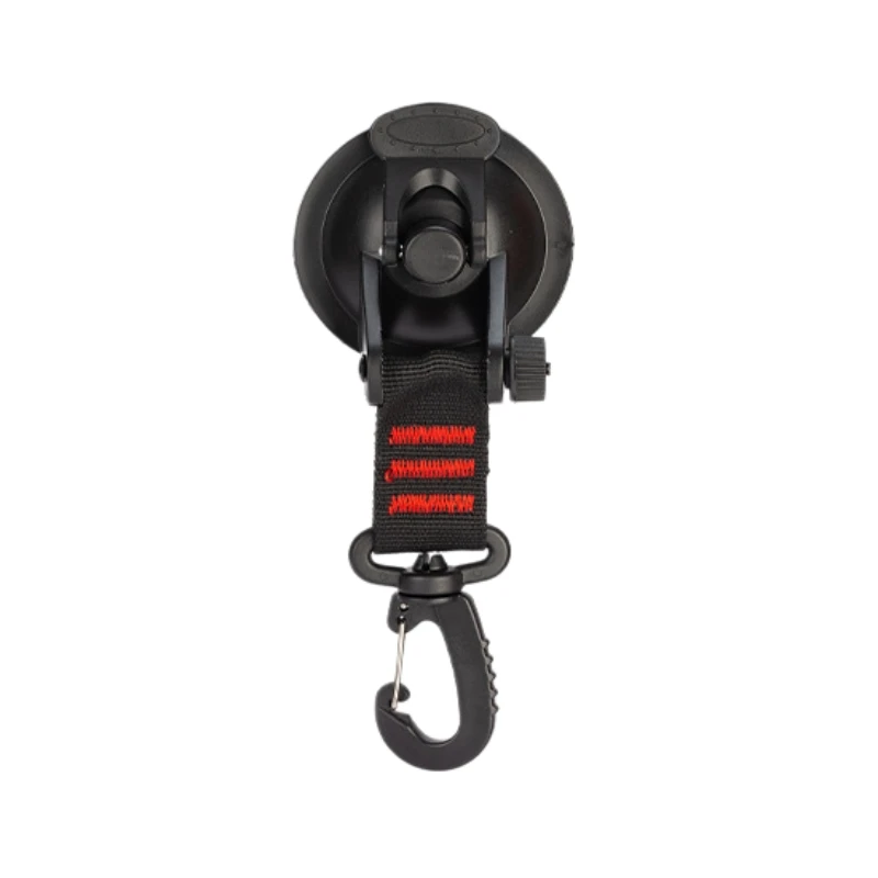 Hochleistungs-Saugnapfhalterung mit Haken für Outdoor-Reisen, Camping, Karabiner-Organizer für Zuhause, Outdoor-Camping, Auto-Seitenmarkise