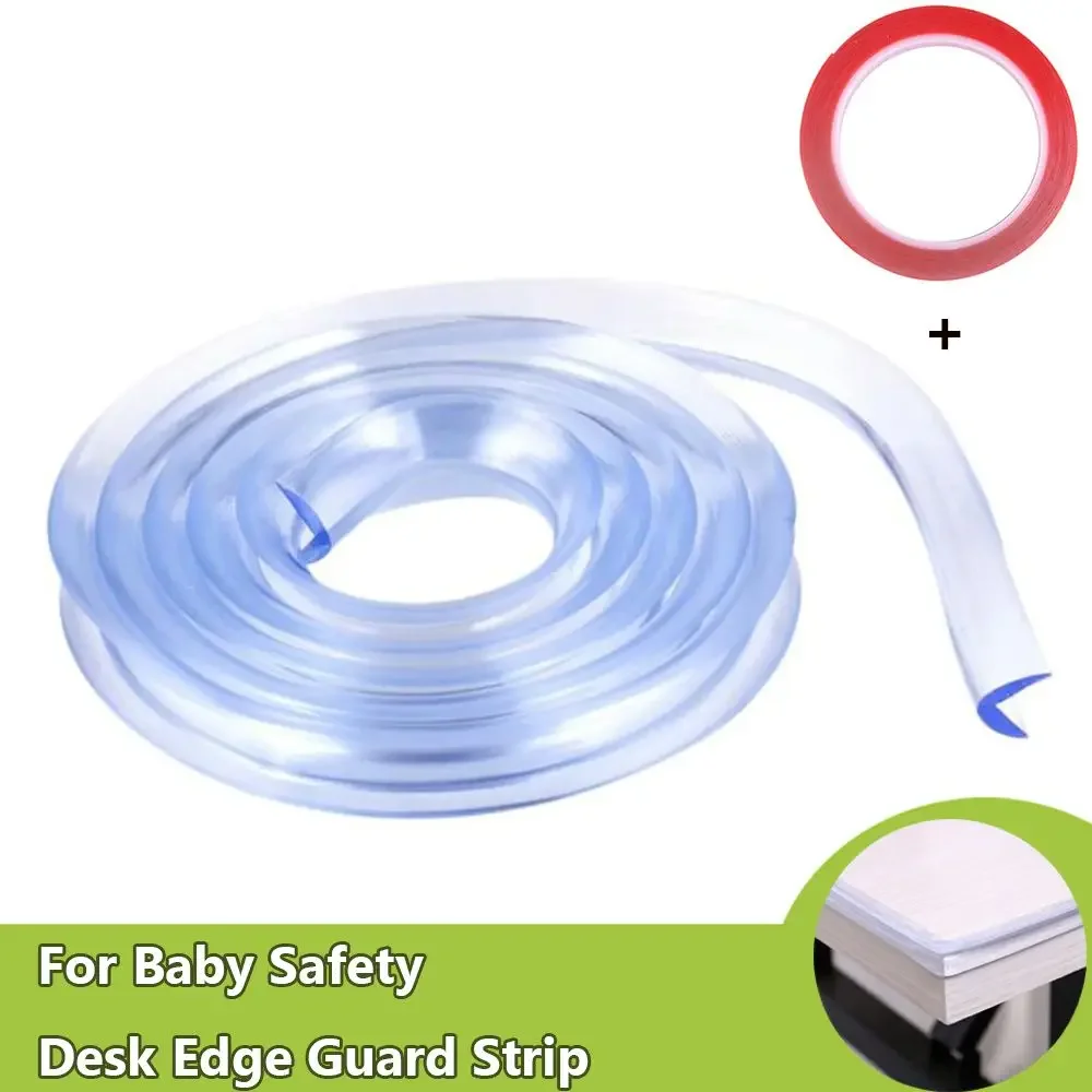 

Transparent Furniture Foam Bumper Baby Safety Guard Strip Desk Corner Protector Table Edge