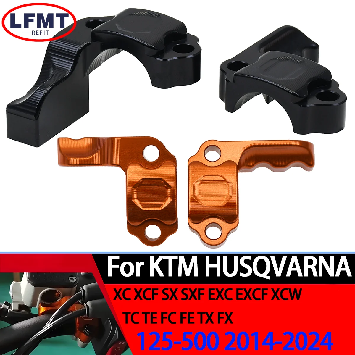 

For KTM EXC 300 EXC EXCF SX SXF XC XCF XCW 250 300 350 400 450 500 2014-2023 SX XCW 125 150 2017-2023 Master Cylinder Protectors