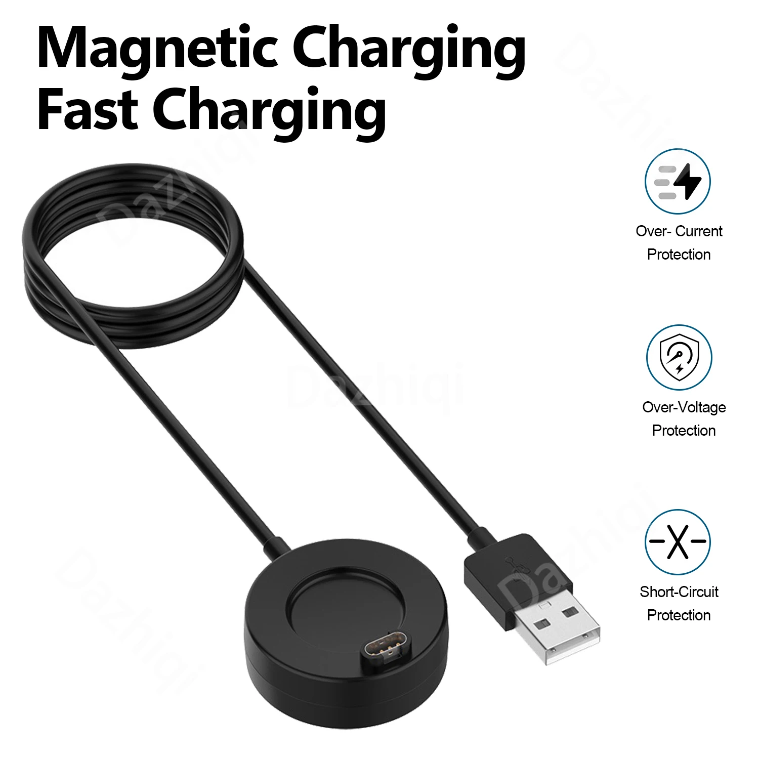 For Garmin Forerunner 165 Charging Dock Station USB A / Type C Charger Cable Stand For Fenix 8/7/6 Venu 3/2 Smartwatch Charging