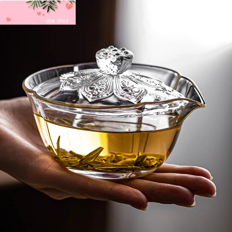 

Стакан · Сердце Лотоса Дзен в Гайване, устойчивое к жаро- и ожогам, Er Cai, чайный чайник, ручной чайник, чашка для чая, изысканные подарки