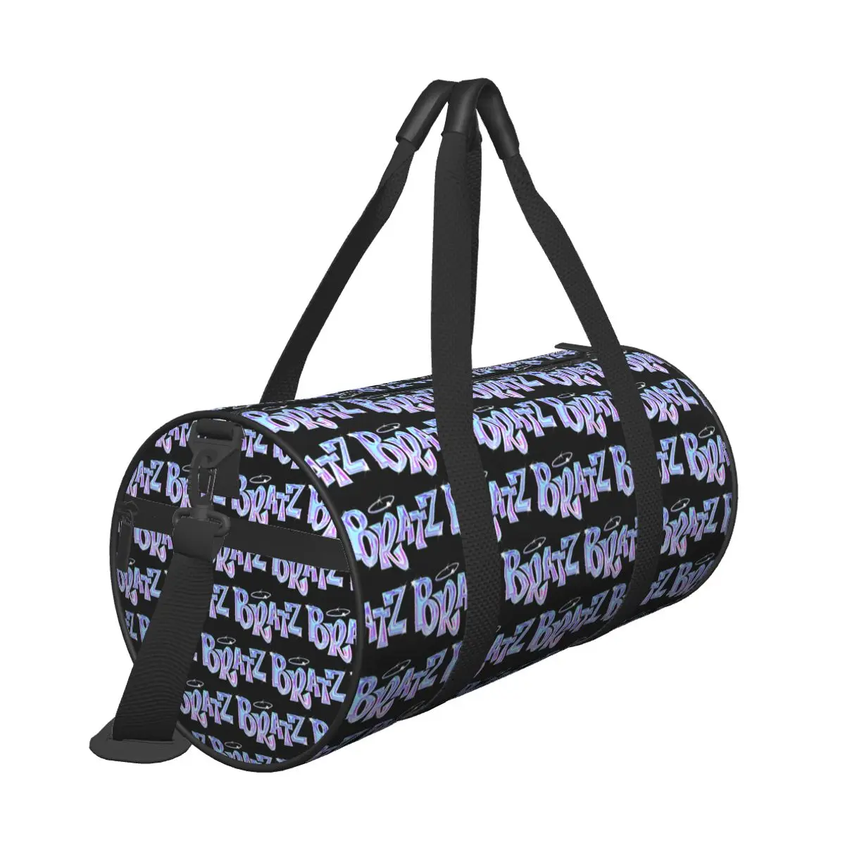 Bratz Logo Sport Bags with Shoes Gym Bag Weekend Male Female Printed Handbag Travel Training Vintage Fitness Bag