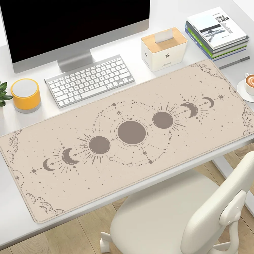 

Lunar Astrology Gaming Mouse Pad Xxl Fashion New Gamer Keyboard Office Accessories Pc Cabinet Computer Desks Desk Mat Mousepad