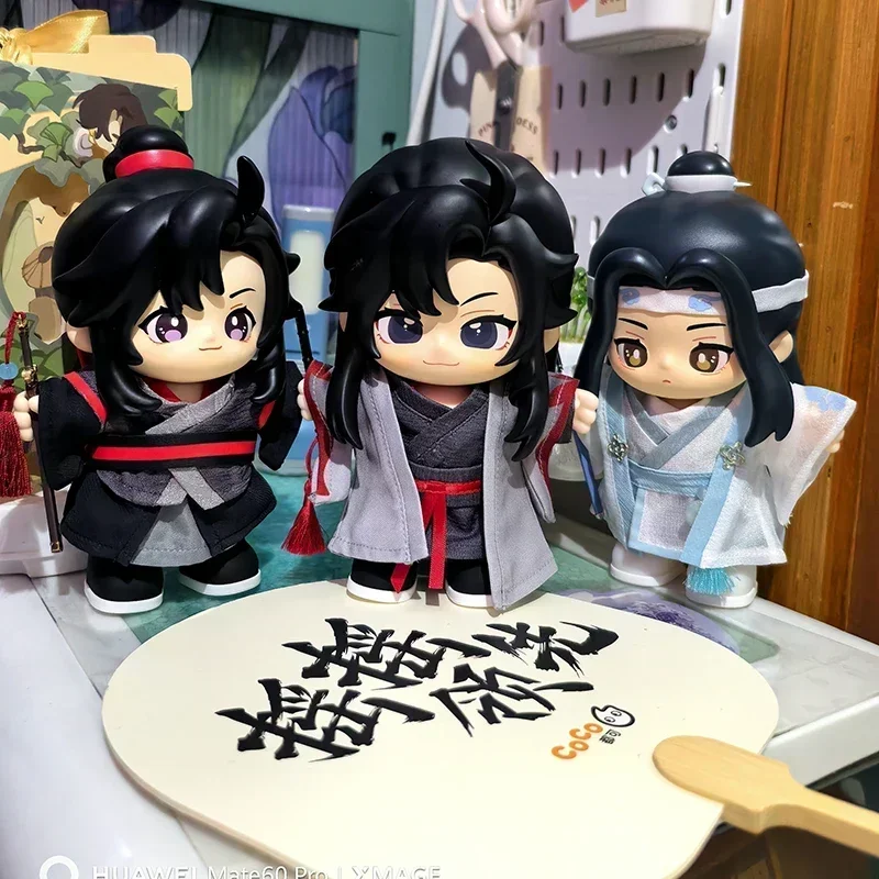 Mo Dao Zu Shi Jotos Action Figure Toys Anime Peripheral Figure Lan Wangji Wei Wuxian Figurine Model Doll Decor Collectible Gifts