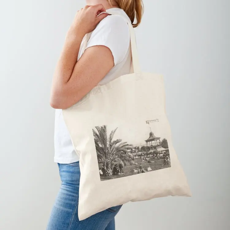 

Elder Park Bandstand a Genealogy SA Photographic Collection P00201-210 Tote Bag supermarket folding bag Large bags for women