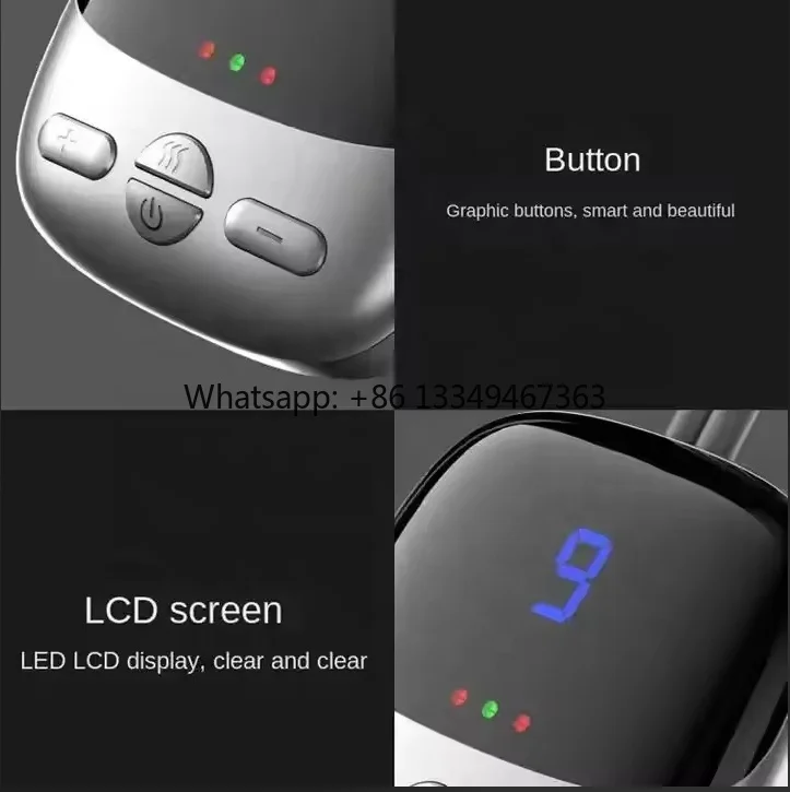 

Therapy Pulse Hot Compress Neck protection Mini Portable Neck Massager for Home Use factory