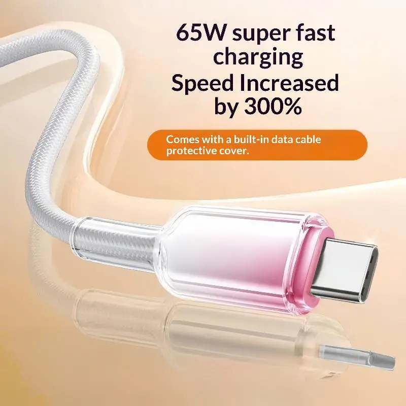 USB C Cable Fast Charging Cord For 17 16 15 Pro Max Air Type C To C Colorful Quick Charger Wire For Mobile Phones