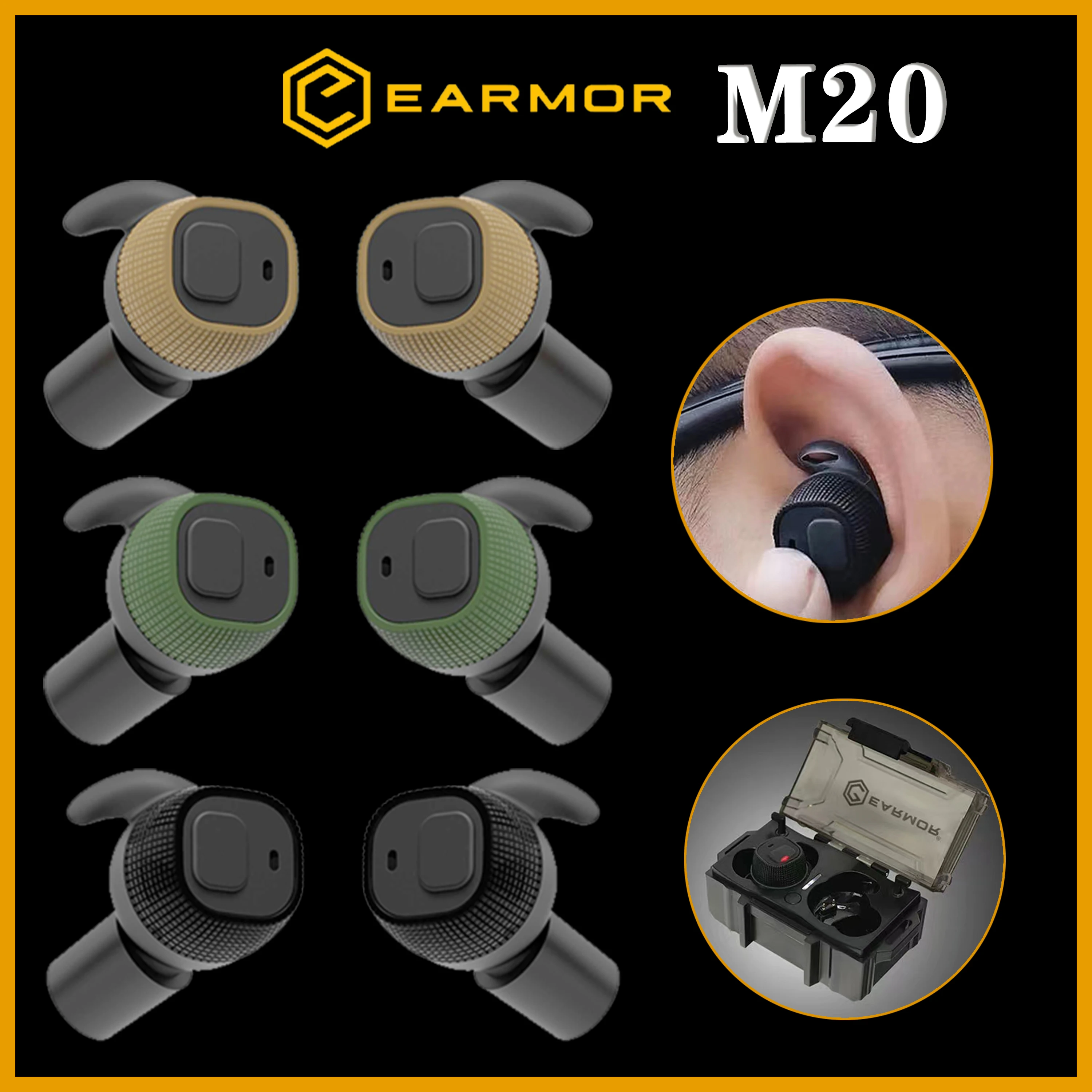 Fashion EARMOR M20 Hearing Protection Electronic Communication Headset/Outdoor hunting shooting sports noise cancelling earplugs