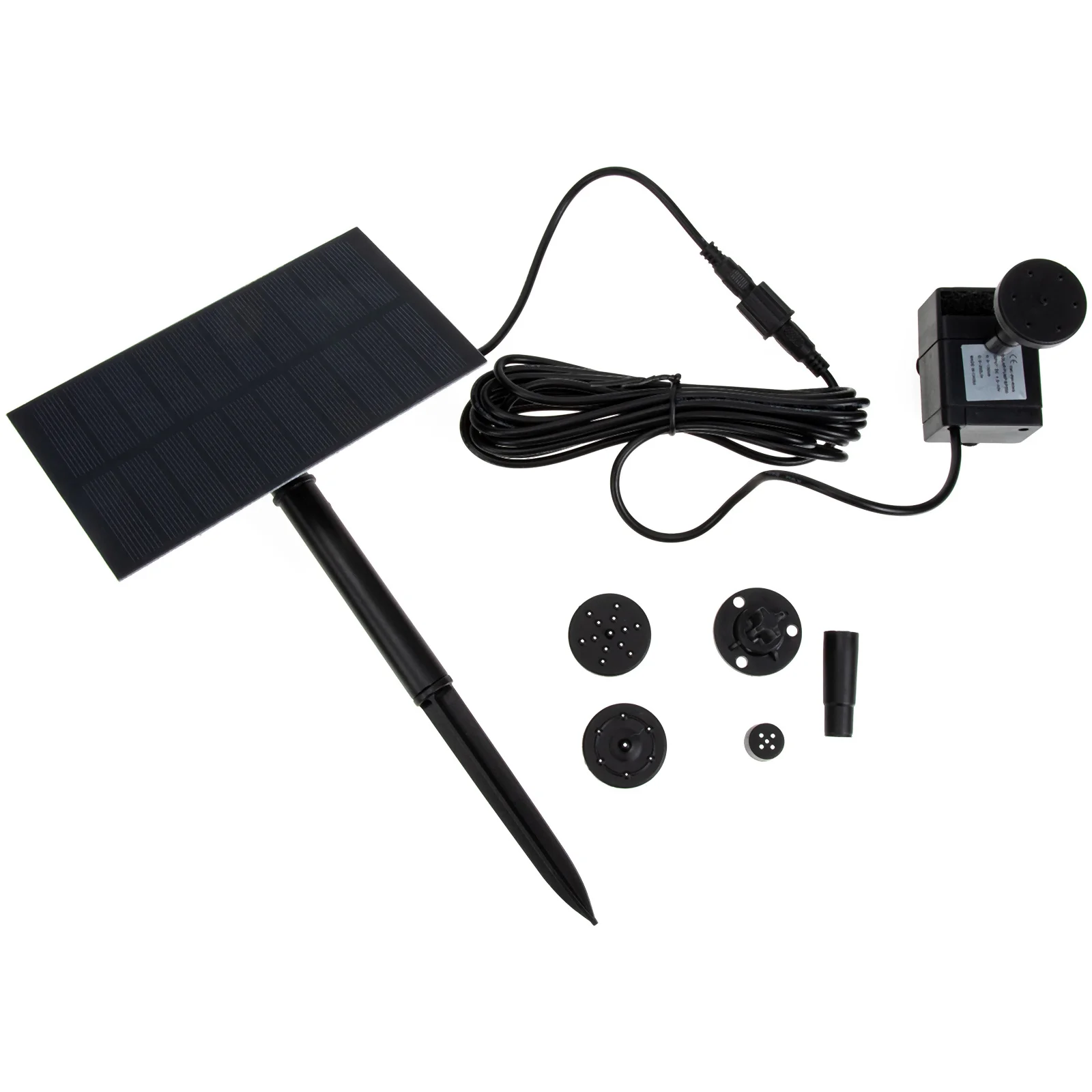 

1Set Solar Powered Fountain Pump Kit for Garden Pond Water Feature Outdoor Decorative Water Fountain Energy Saving Low Noise