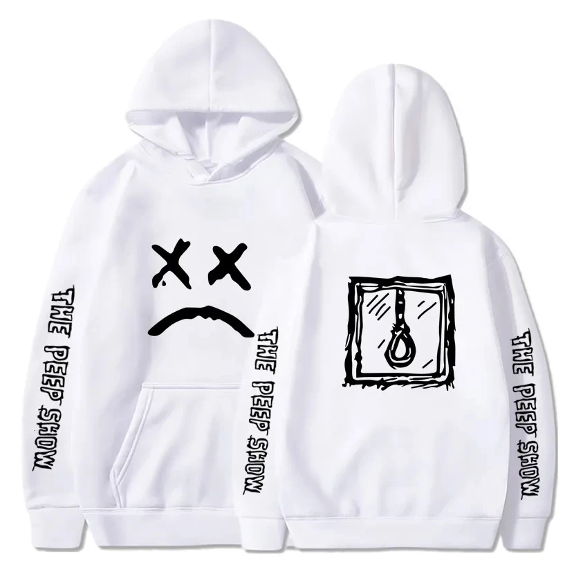 2024 NEW Hip Hop Lil Peep Hoodies Hell Boy Men Women Hooded Pullover Male Female Sudaderas Cry Baby Hood Hoddie Sweatshirts