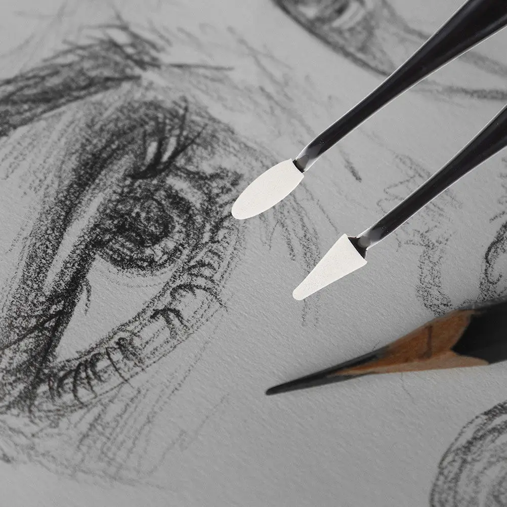 

1Set Sketch Erase Sponge Trimmer Blending Stump Drawing Artist Tool Set for Sketching Smudging Blending Sticks Paper Stumps