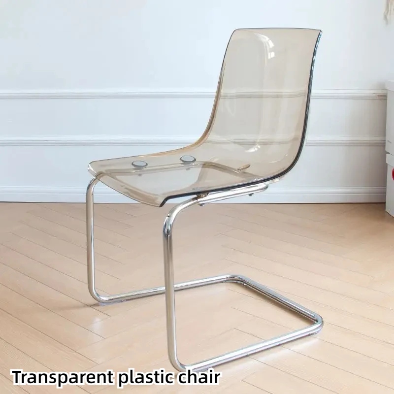 Plastic Office Chairs Living Room Loungefly Transparent Office Chairs Dresser Aesthetic Luxury Sillas De Conferencia Furniture