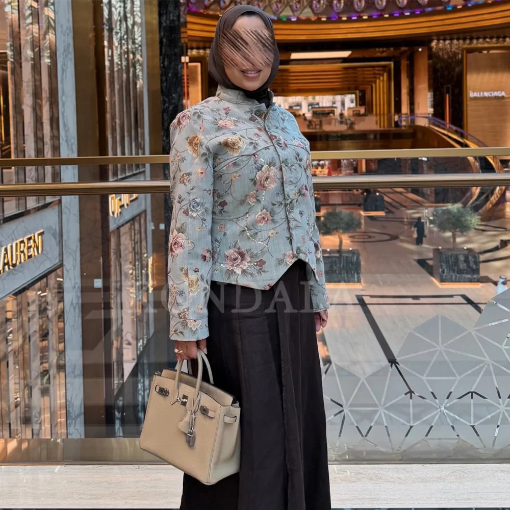KONDALA 2026 Spring Autumn Elegant Romantic Women Jackets Fashion Wedding Party Commuter Style Homewear Dinner Ladies Jackets
