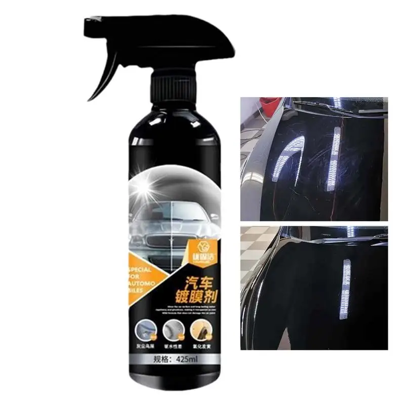 

Ceramic Coating For Cars Polishing Car Shield Coating Spray 425ml Ceramic Coating Fortify Quick Coat Car Polish Spray Waterless