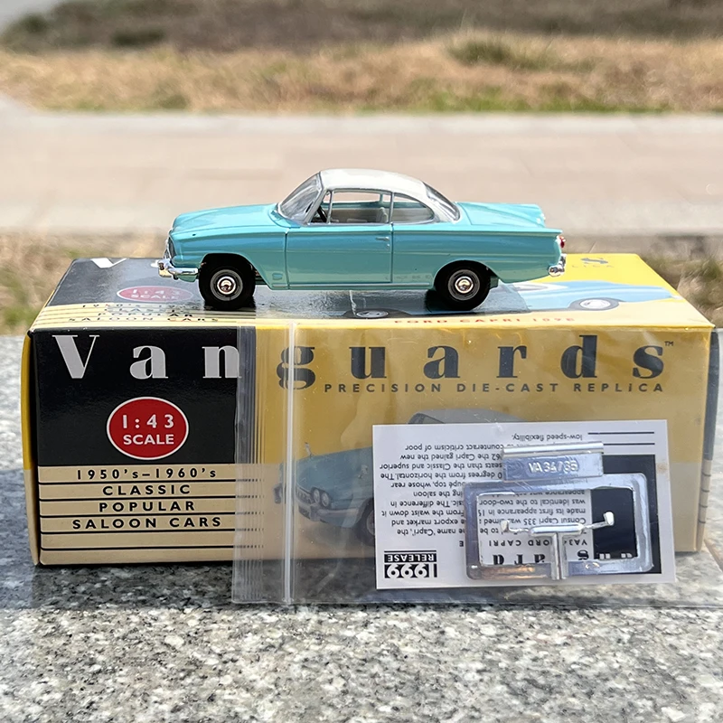 CORGI Vanguards PRECISI DIE.CAST REPLICA 1:64 SCALE 1950's-1960's CLASSIC POPULAR SALOON CARS  FORD CAPRI 109E  MODEL CAR