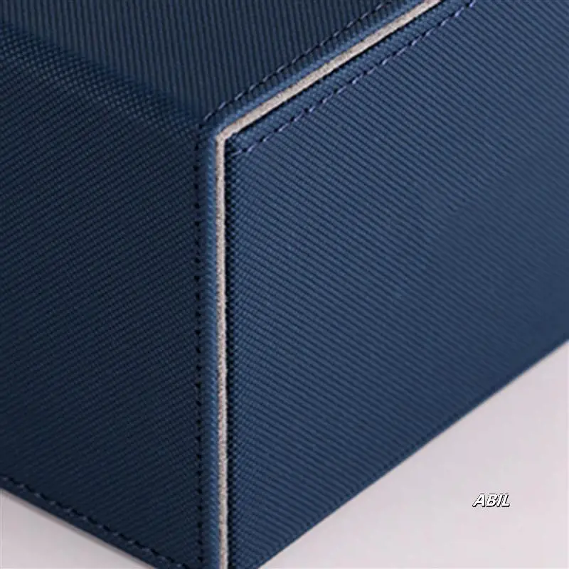 

2X Ultra 200+Cards Deck Box PU Leather Board Games Cards Deck Case For Magicalalal The Cards MGT/Gathering Games,Blue