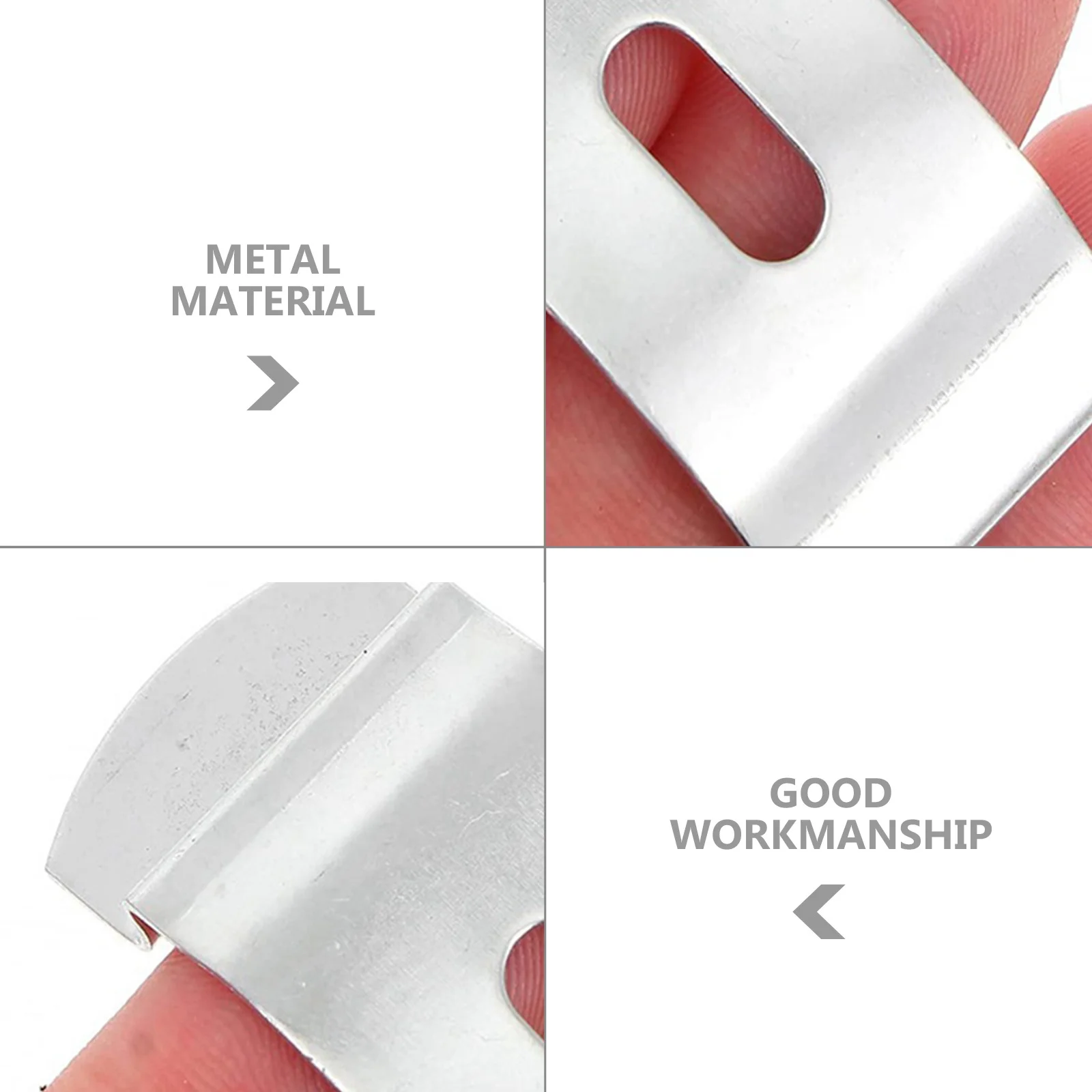 10 قطعة قسط المعادن كوة قوس إكسسوارات الستائر سهلة التركيب المنزل مكتب استخدام الستار قوس الأقواس العمياء #3