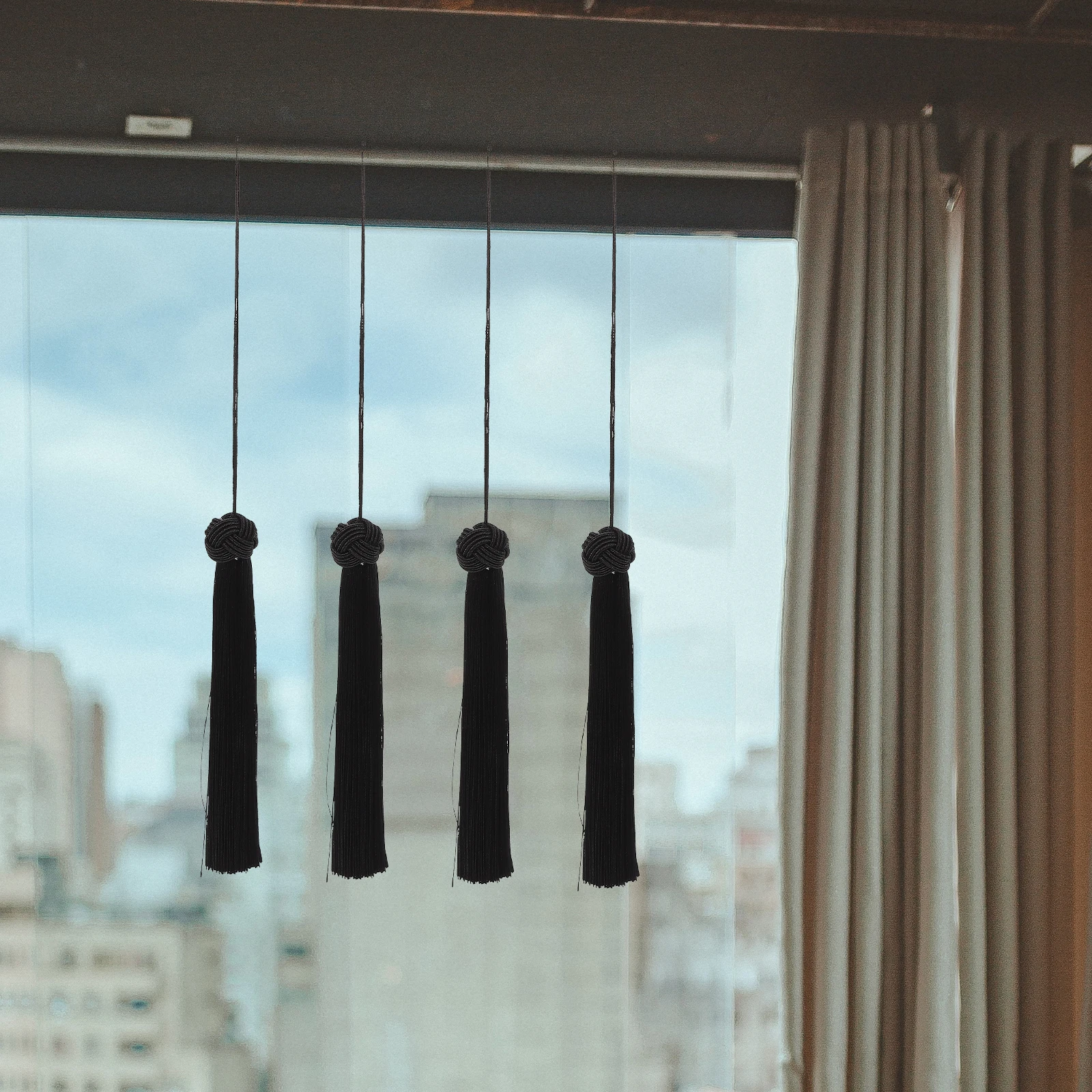 

10 Pcs Tassel Decoration Craft Decorative Polyester Warm Ornament Household DIY Keychain Bookmarks Practical Accessories