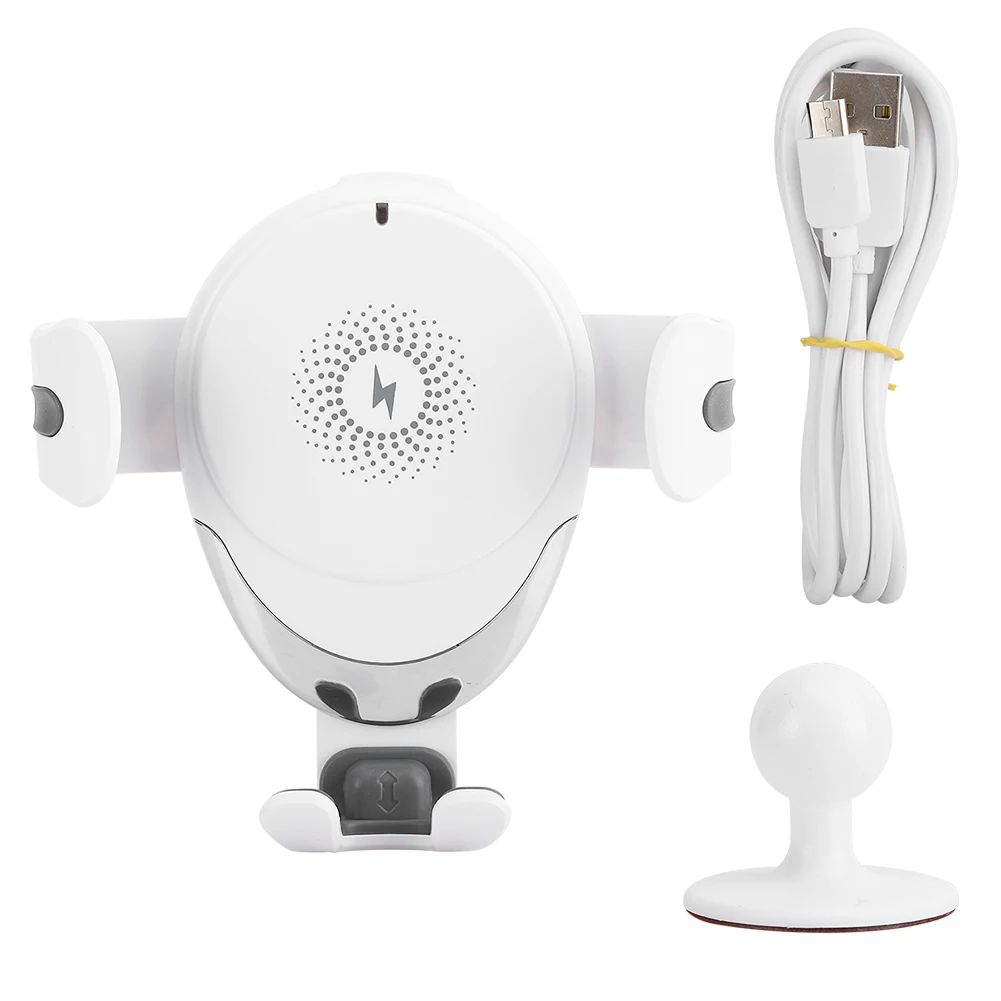 Portable 10W Large Power Quick Charging Air Outlet Gravity 360 Degrees Rotation High Efficiency Car Bracket Wireless Car Charger