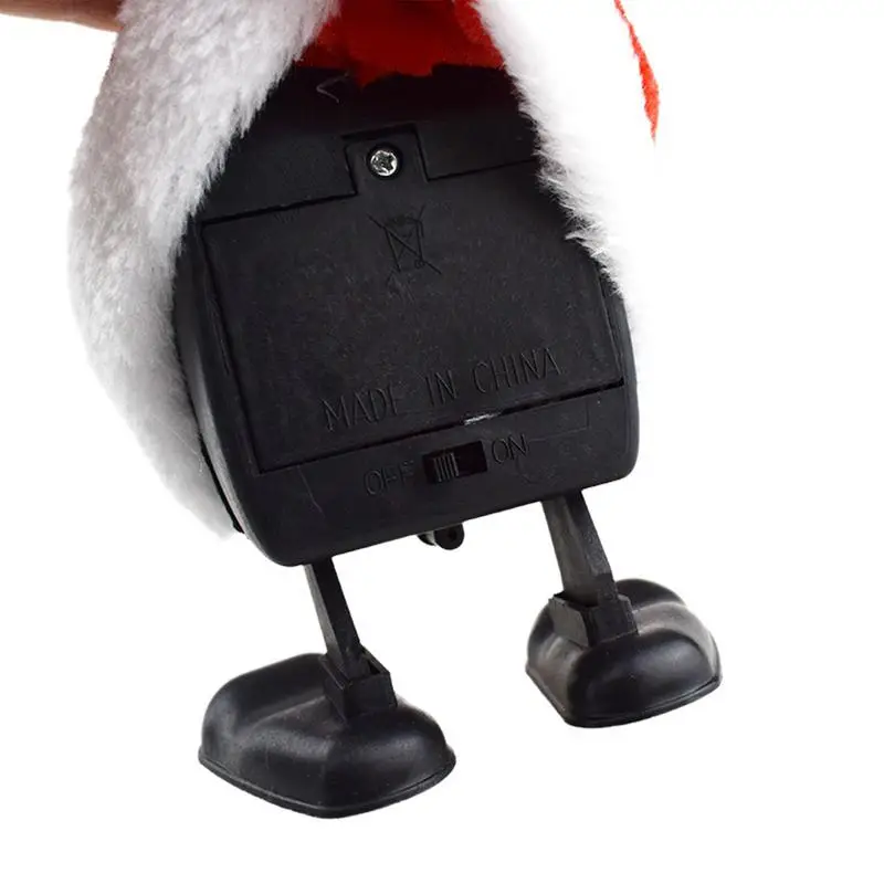 Sombrero eléctrico de Papá Noel, árbol de Navidad bailando, juguete de peluche, columpio interactivo, sombrero de árbol de Navidad animado en movimiento para niños pequeños, Birthda