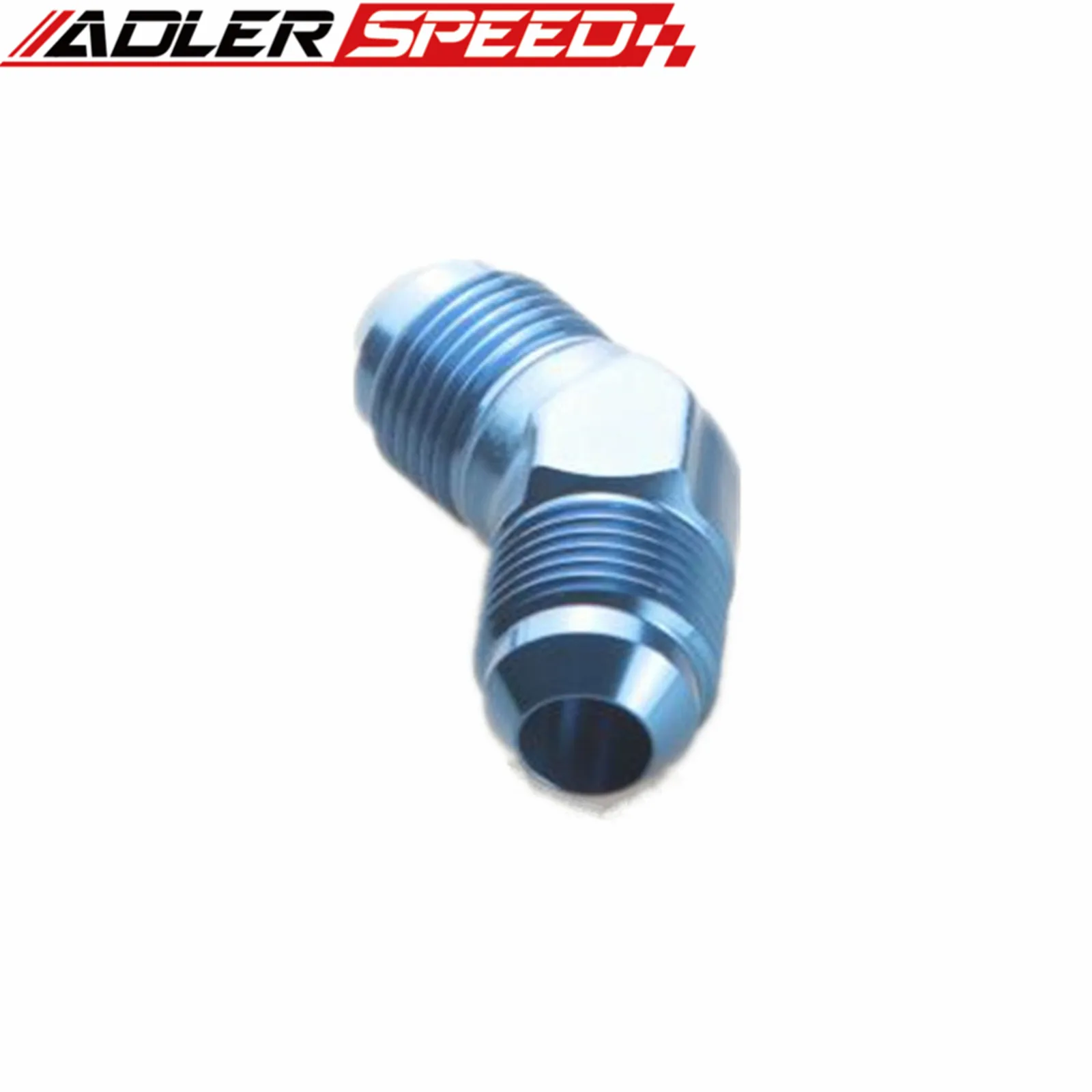 Union 90 Degree  AN3 AN4 AN6 AN8 AN10 AN12 ALL Male Adaptor/Fitting Blue