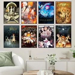 Anime The Promised Neverland Poster Prints Wall Sticker Painting Bedroom Living Room Decoration Office Home Self Adhesive