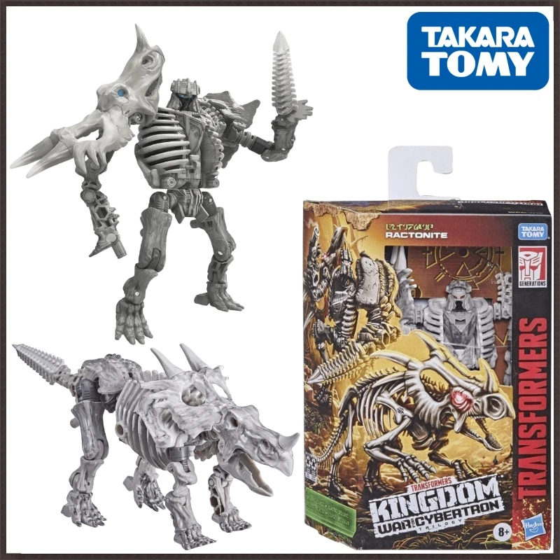 In Stock Takara Tomy Transformers G Series Kingdom WFC-K15 Fossil Styracosaurus Collectible Figures Action Popular Gifts