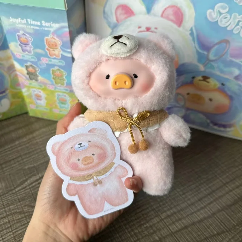 High Quality 1:1  Lulu The Piggy Joyful Time Series Blind Box Doll Toy Rabbit Cute Bunny Replica Mystery Gift Girl Birthday Gift